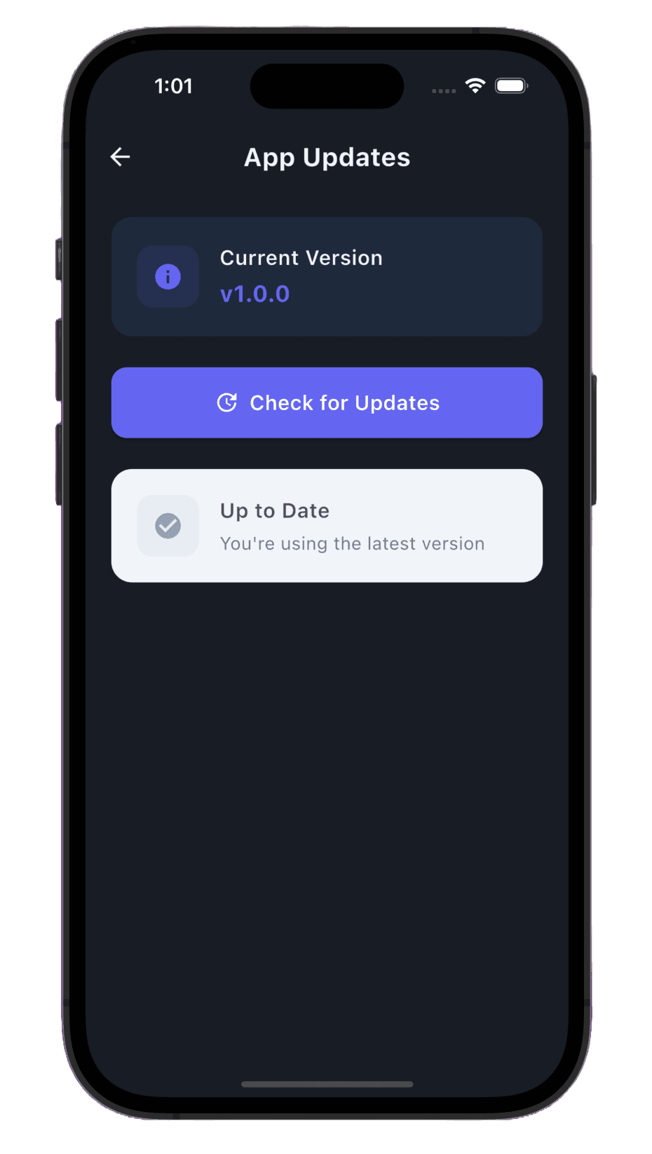App screenshot